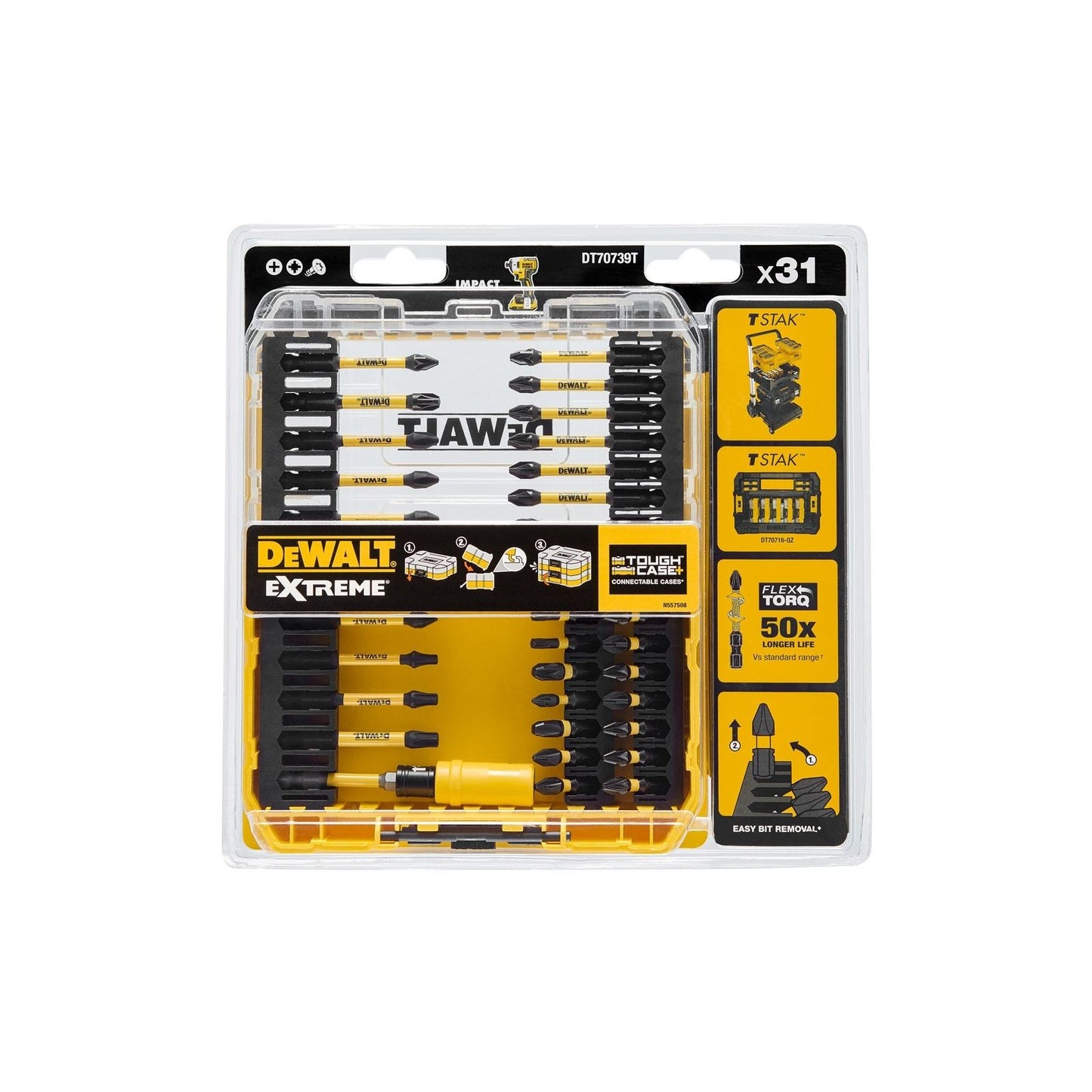 DeWalt Satz 18 V Impact Torsion Extreme 31Teilige Set