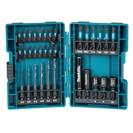 Makita B-66896 – 33 Teile Schlagschrauber- und Steckschlüsselbit Satz