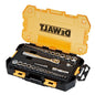 DeWALT 34-teiliger Satz 1/4"- und 3/8"-Knarreneinsätze – Professionelles Werkzeugset für Mechaniker