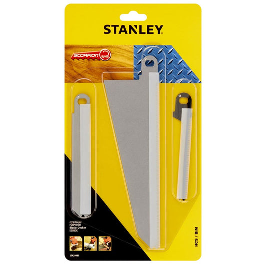 Stanley Satz Mit 3 Sägeblättern STA29991-XJ – Vielseitig Für Holz Und Metall