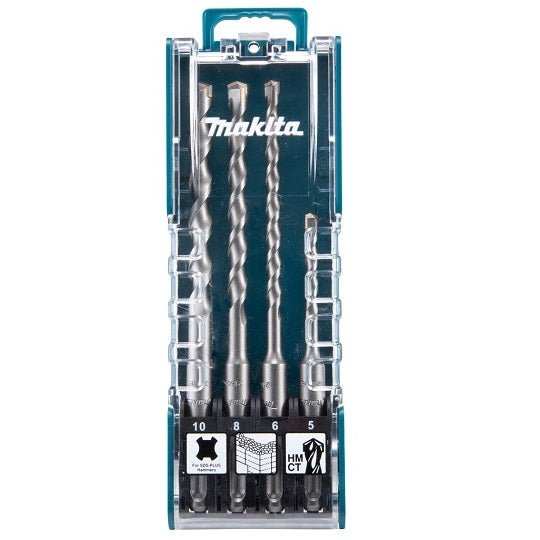 Makita SDS Betonbohrer-Set D-74136 4tlg Kompakt Koffer-Set