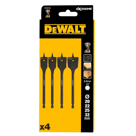DeWalt DT4797-QZ EXTREME Impact Series Schlagbohrer – Exzellente Holzbohrer für Präzises Bohren