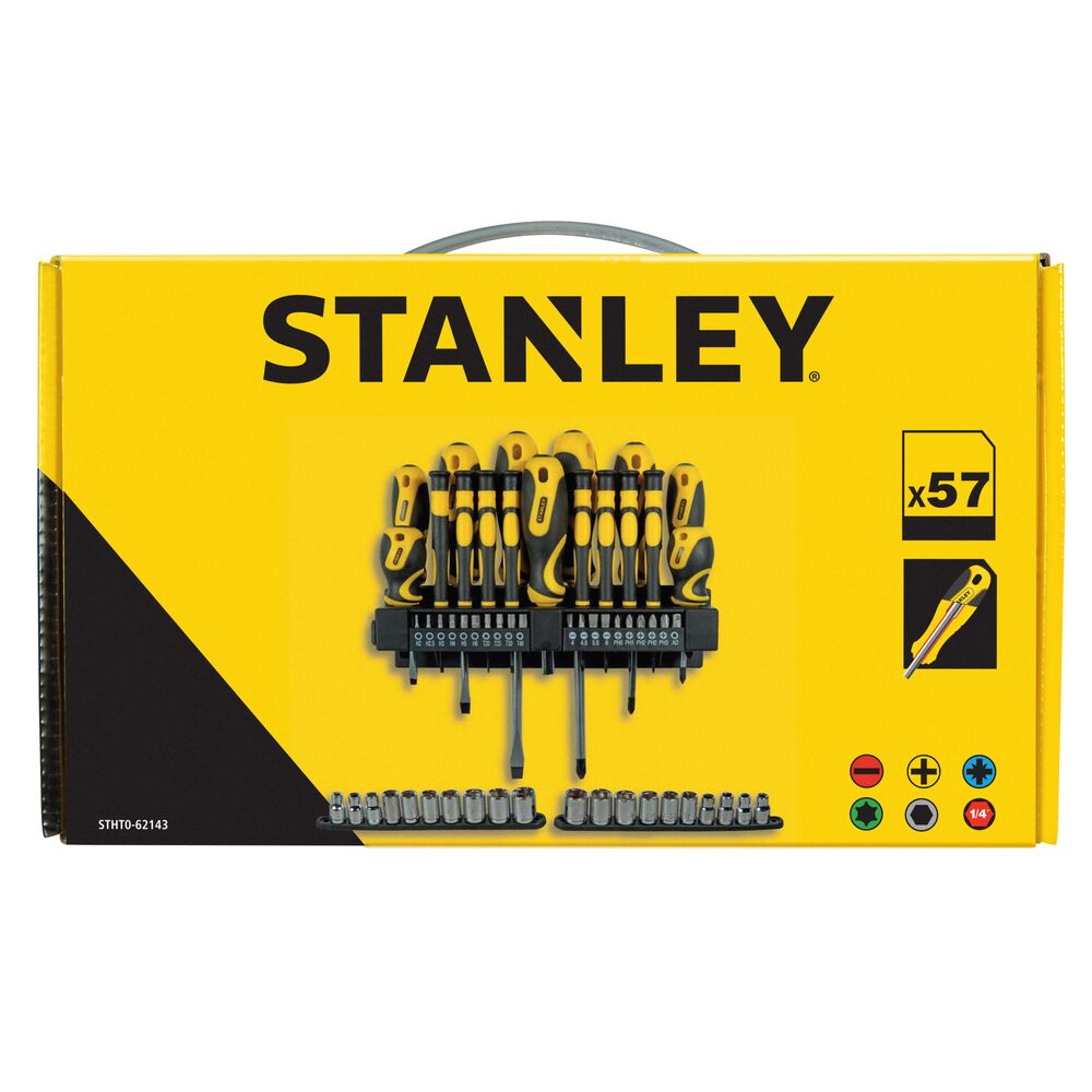 Stanley Schraubendrehersatz STHT0-62143 57 Teile Set