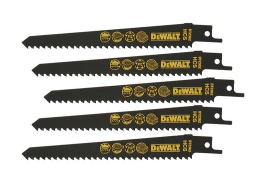Dewalt Säbelsägeblatt DT2362-QZ 18 V Holz HCS Profi Set