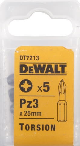 DeWalt DT7213-QZ – TORSION Schrauben Set 1/4 Zoll für Pozidriv PZ3
