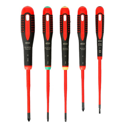 Bahco BE-9871SL – Isoliertes Schraubendreherset für Sicheren Einsatz Bis Zu 1000 V