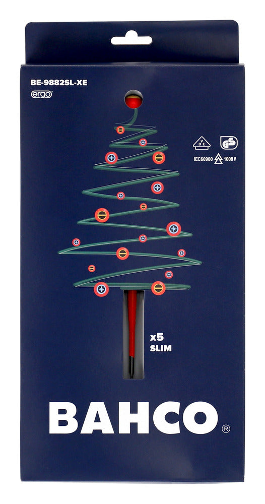Bahco BE-9882SL-XE – VDE-Isolierte Schraubendreher im Geschenkset