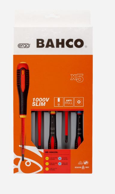 Bahco Schraubendreher BE-9882SL VDE 1000 V Solo-Version