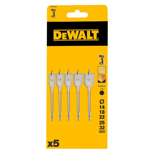 DeWalt DT4798-QZ – Set Mit 5 Präzisionsbohrern Für Saubere Löcher