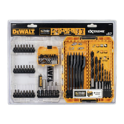 DeWALT Holzbohrer-Set DT70758-QZ 18 V 57-tlg Set