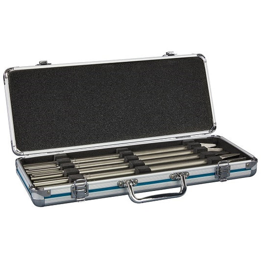 Makita D-42472 SDS-max Zangen und Spitzhacken Set – Praktischer Aluminiumkoffer für Einfache Lagerung