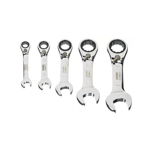 IRIMO Ratschen- und Kombischlüssel 8-19mm Hochfester Stahl