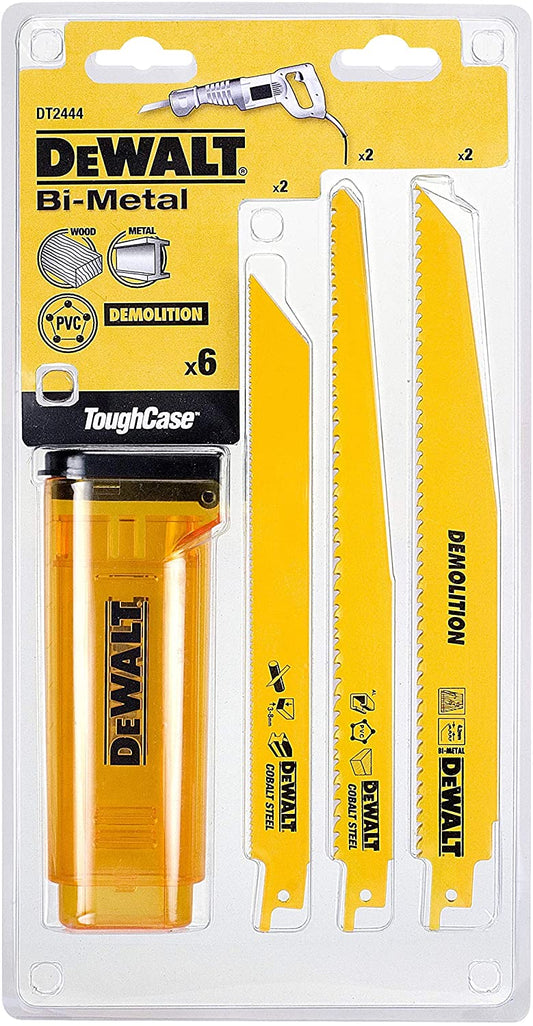 DeWalt Säbelsägeblätter DT2444-QZ 18 V 6er Satz Set
