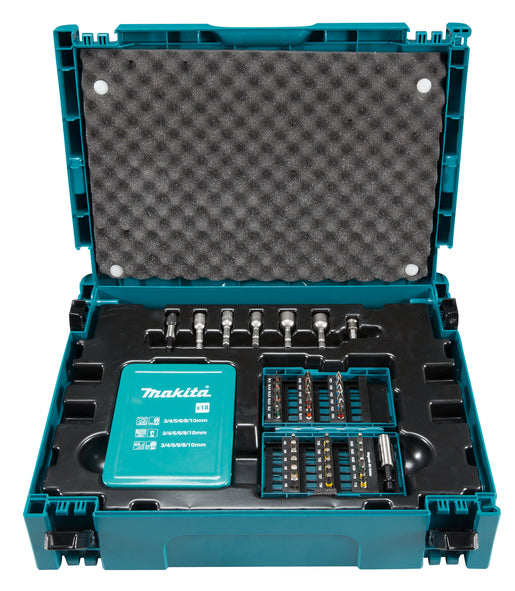 Makita Bohrer- und Steckschluessel-Set B-53908 18 V Set