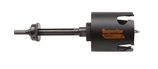 Bahco 3833-PROMO-42-76 – 6-teiliger Satz Superior Multi Construction Hartmetall-Lochsägen für Holz und Ziegel