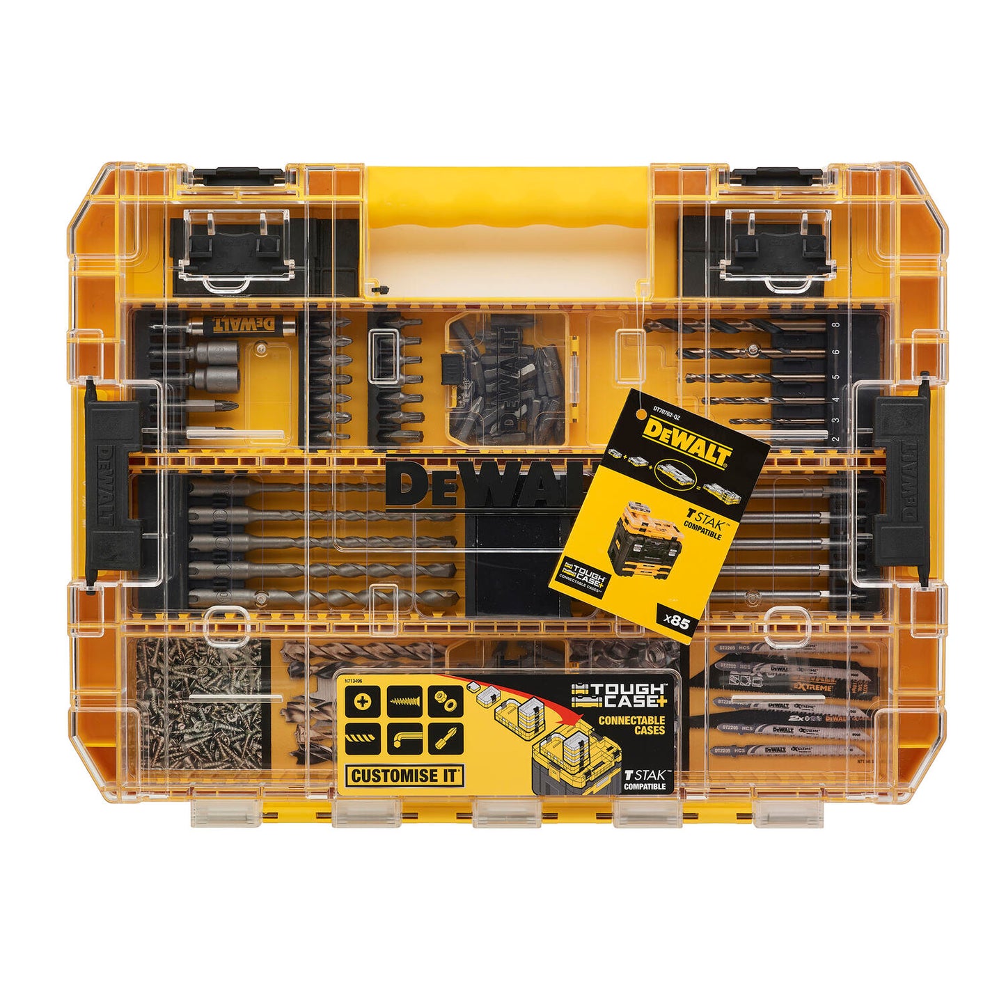 DeWALT Bohrerset DT70762-QZ 85-tlg Holz Metall Beton