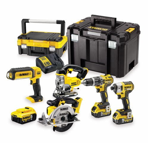 DeWalt Combo-Set DCK551P3T-QW – 5 Hochwertige 18V Li-Ion Akku-Werkzeuge