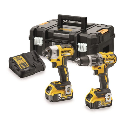DeWALT DCK266P2T Akku-Kombi-Set – Bürstenloser Hochleistungsmotor mit 205Nm Drehmoment