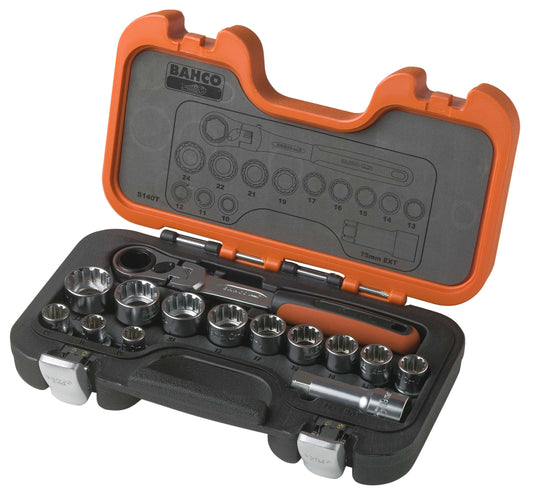 BAHCO S140T Innensechskantschlüssel Satz – Hochwertiger Legierter Stahl