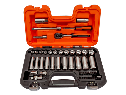 Bahco S330L Steckschlüssel Set 53 Teile – Hochwertiger Legierter Stahl