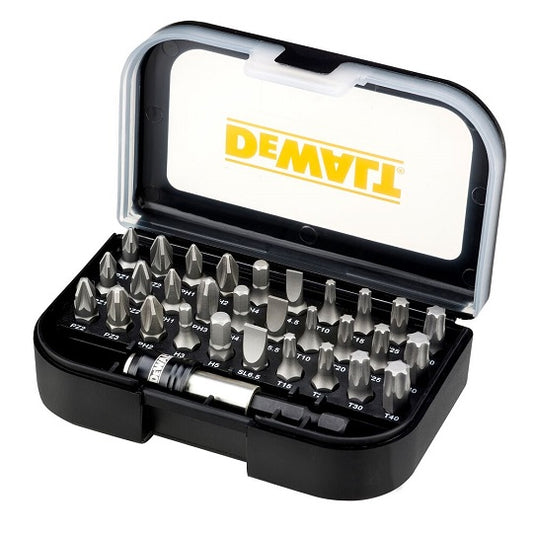 DeWALT 1/4 Radsatz mit Magnetadapter 31tlg – Vielseitige Bit-Auswahl für Jede Anwendung