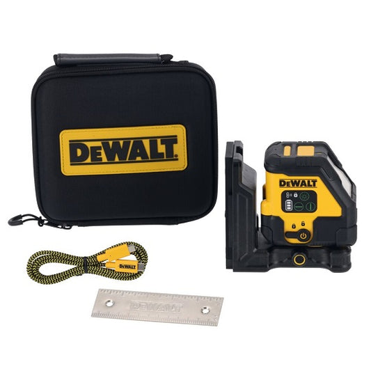 DeWalt Kreuzlinienlaser DCL077 12 V Reichweite 30 m Set