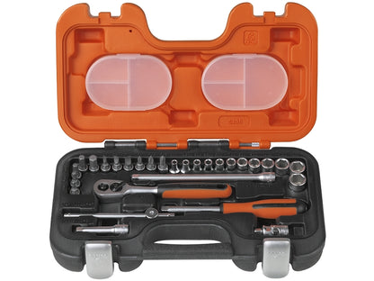 Bahco Steckschlüsselsatz S290 18 V Kompakt 29 Teile Set