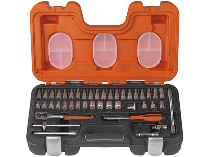 Bahco Steckschlüsselsatz S460 0 V 46tlg Kompakt Profi Set