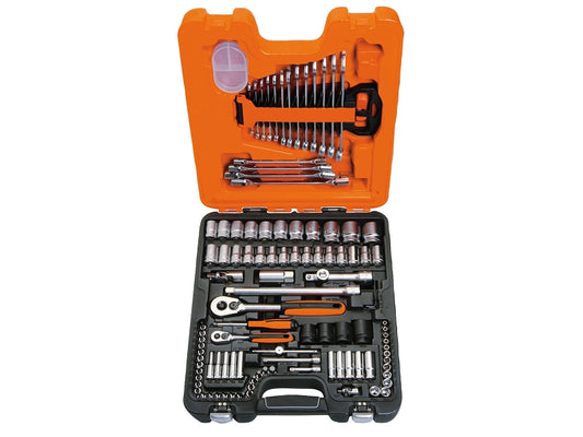 BAHCO S108 Steckschlüssel Set – 108 Teile für Vielseitige Anwendungen