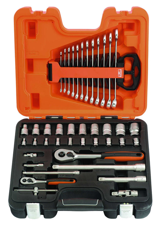BAHCO S410 Steckschlüssel Set – 41 Teile Für Vielseitige Anwendungen
