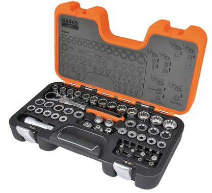 BAHCO Steckschlüsselset S530T 72-Zahn 53-tlg Profi-Set
