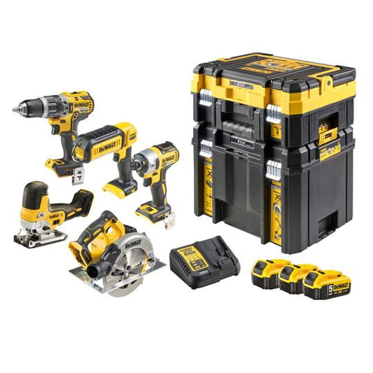 DeWalt Combo Akku-Werkzeugset DCK500P3T-QW – Leistungsstarke 18V XR Technologie