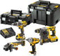 DeWALT DCK428P3T-QW Akku-Werkzeugsatz – Leistungsstarker 18V Bohrhammer und Schrauber