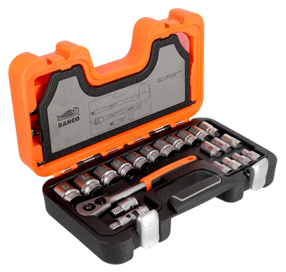 Bahco Ratschen-Einsätze S240-SPL 0,5 Zoll Antrieb Set