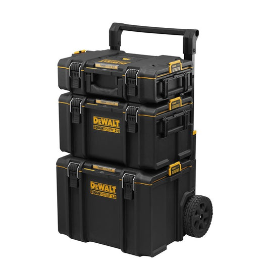 DeWALT 3in1 ToughSystem 20 Werkzeugkoffer-Set – Staub- und Wasserdicht mit Hochwertigem Kunststoff