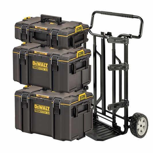 DeWALT 4-in-1-Werkzeugkoffer-Set ToughSystem 20 – Robuste Transportlösung für Elektrowerkzeuge