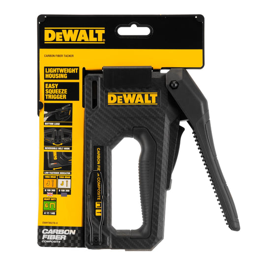DeWalt DWHT80276-0 2-in-1-Polstertacker – Ultraleichtes Kohlefaser-Design