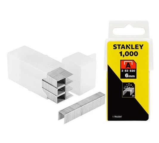 Stanley Stahlheftklammer A 6mm 1-TRA204T – Robuste und Langlebige Konstruktion
