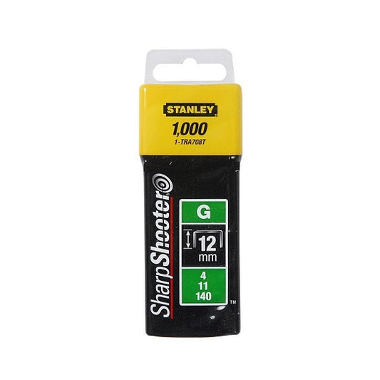Stanley G 12mm Heftklammern – Robuste und Langlebige Stahlkonstruktion