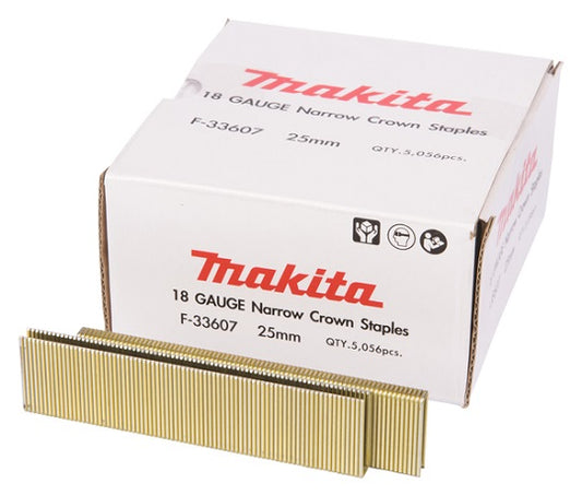 Makita Heftklammern F-33607 – Hochwertige Druckluft-Heftklammern 5,7x25mm